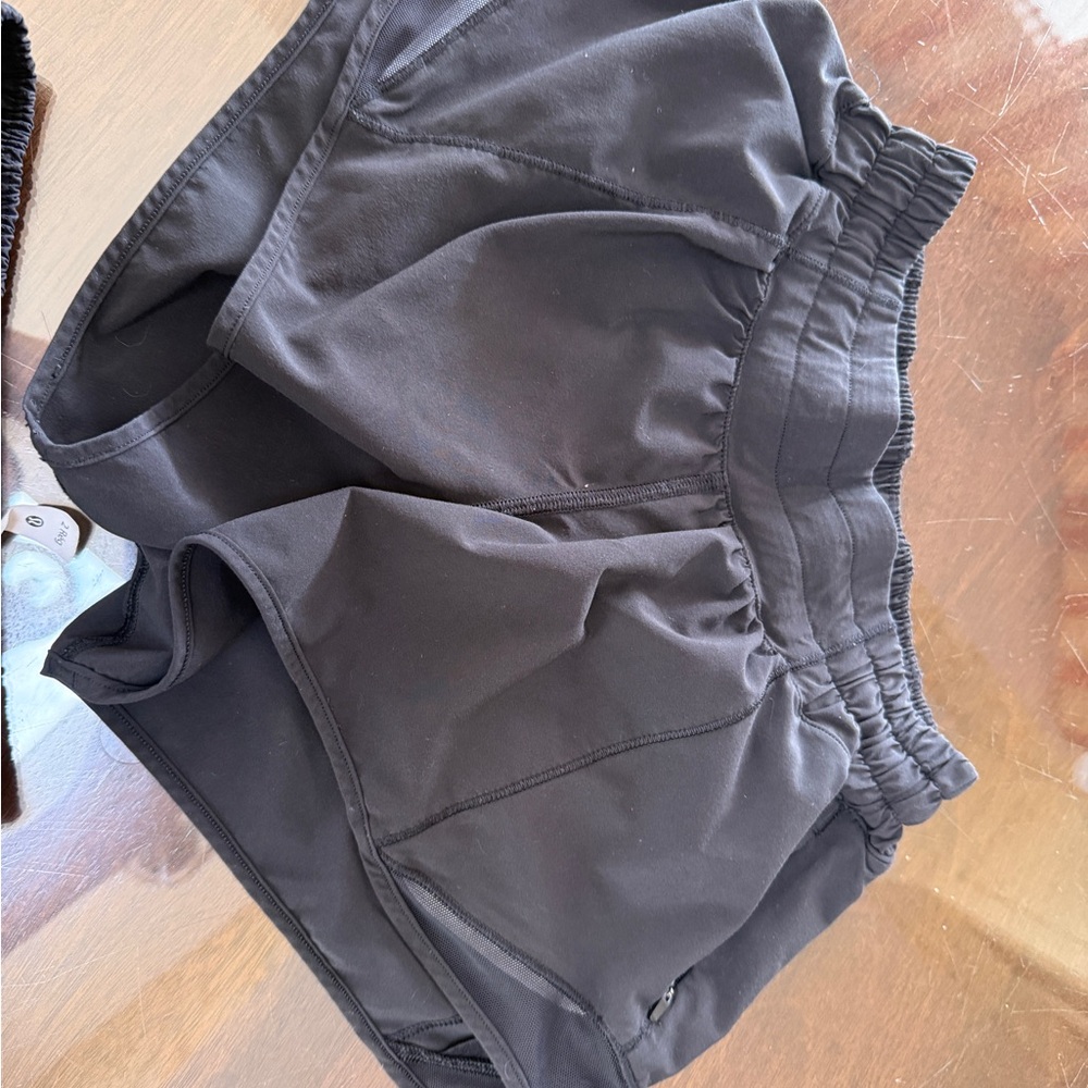 Lululemon Athletica Black Elastic Shorts